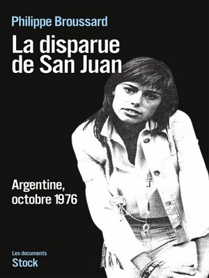 cover image of La disparue de San Juan